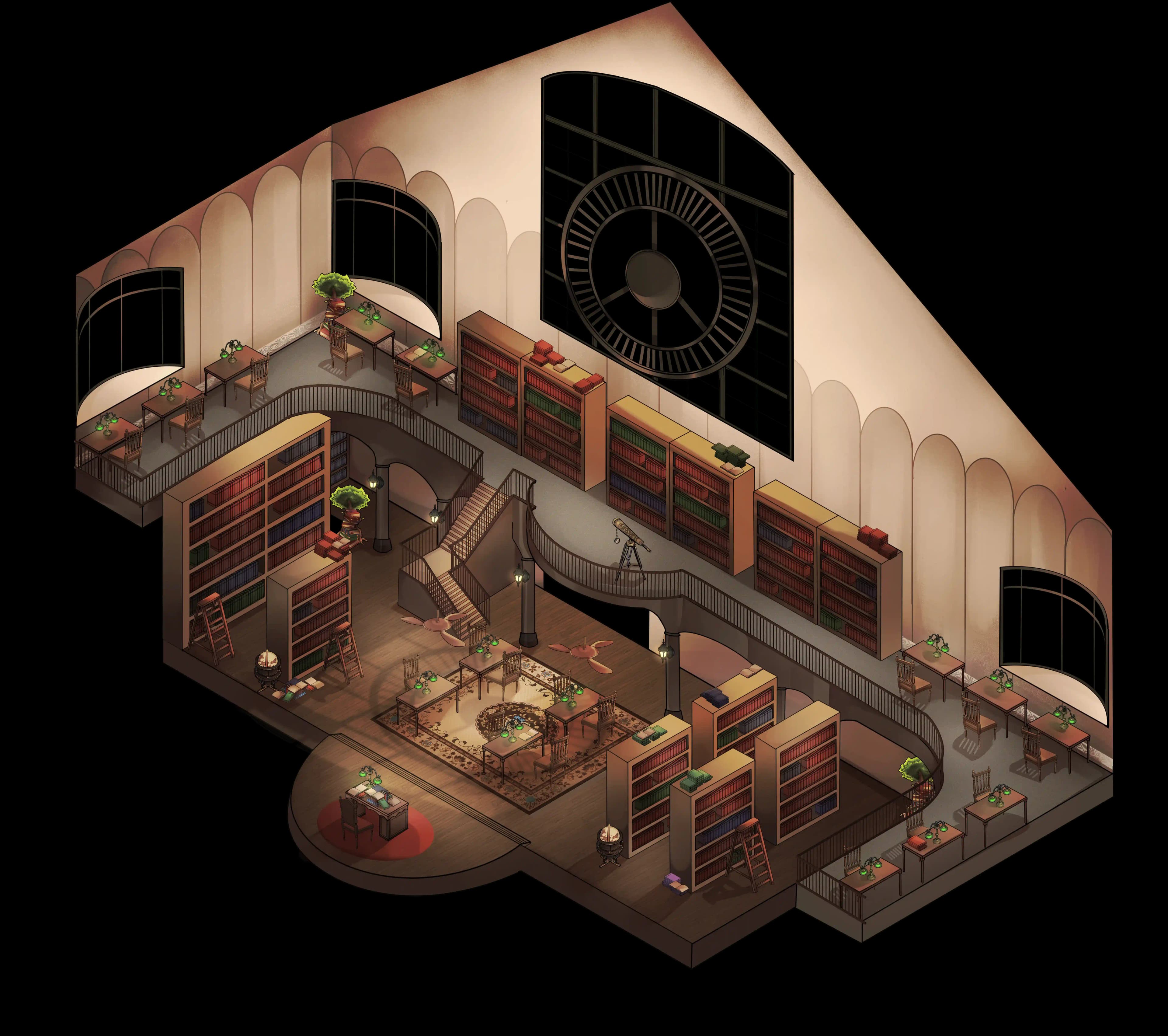 Library Background